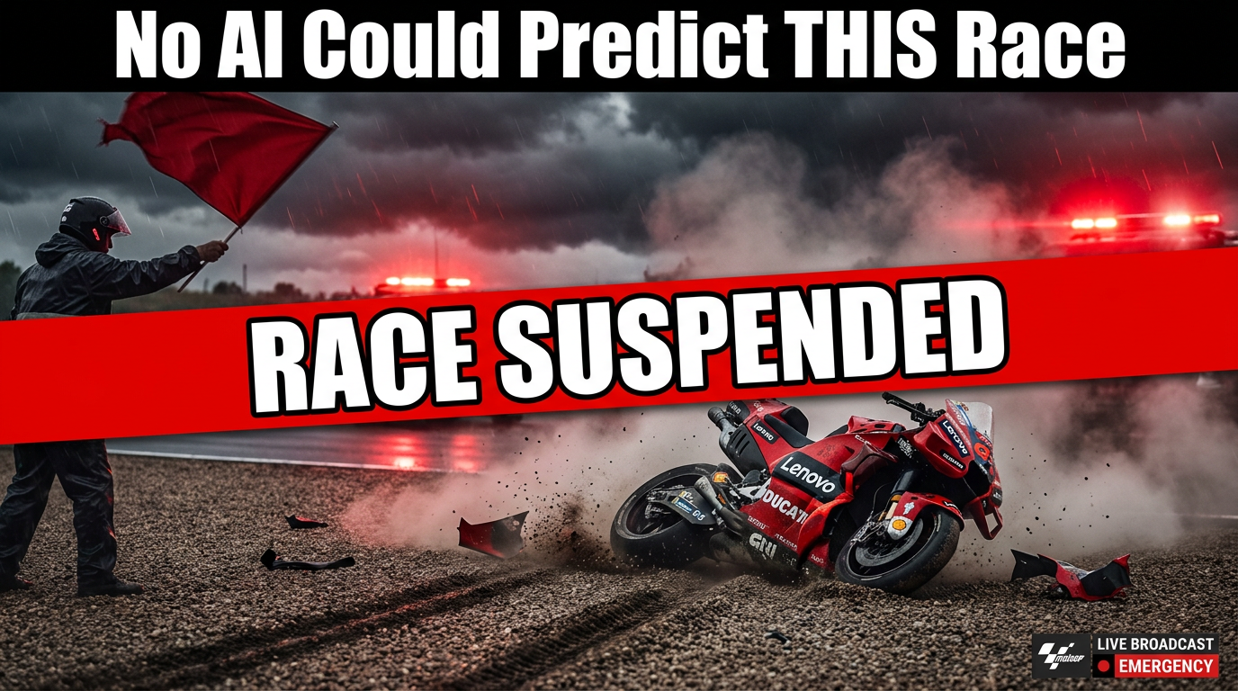 No AI Could Predict THIS Race 🏍️ 💥 #MotoGP